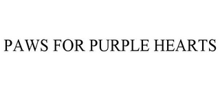 PAWS FOR PURPLE HEARTS