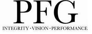 PFG INTEGRITY · VISION · PERFORMANCE