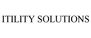 ITILITY SOLUTIONS