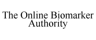 THE ONLINE BIOMARKER AUTHORITY