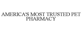 AMERICA'S MOST TRUSTED PET PHARMACY