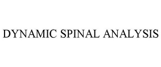 DYNAMIC SPINAL ANALYSIS