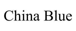 CHINA BLUE