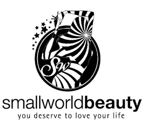 SW SMALLWORLDBEAUTY YOU DESERVE TO LOVE YOUR LIFE
