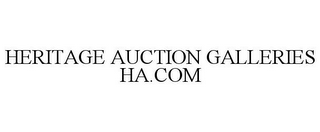 HERITAGE AUCTION GALLERIES HA.COM