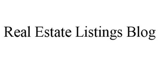 REAL ESTATE LISTINGS BLOG