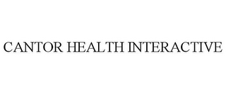 CANTOR HEALTH INTERACTIVE