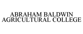 ABRAHAM BALDWIN AGRICULTURAL COLLEGE