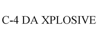 C-4 DA XPLOSIVE