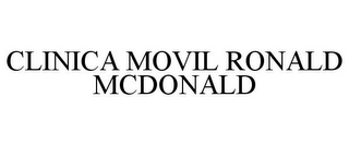 CLINICA MOVIL RONALD MCDONALD