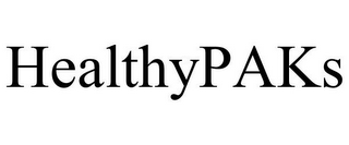 HEALTHYPAKS
