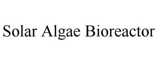 SOLAR ALGAE BIOREACTOR