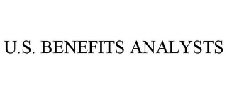 U.S. BENEFITS ANALYSTS