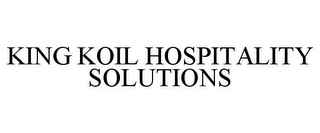 KING KOIL HOSPITALITY SOLUTIONS