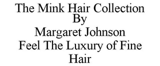 THE MINK HAIR COLLECTION BY MARGARET JOHNSON FEEL THE LUXURY OF FINE HAIR