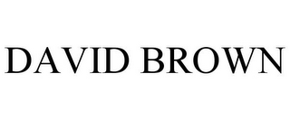 DAVID BROWN