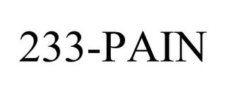 233-PAIN