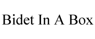 BIDET IN A BOX