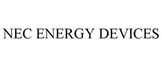 NEC ENERGY DEVICES