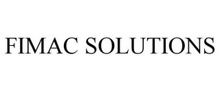 FIMAC SOLUTIONS