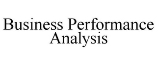 BUSINESS PERFORMANCE ANALYSIS