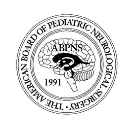 THE AMERICAN BOARD OF PEDIATRIC NEUROLOGICAL SURGERY · ABPNS 1991