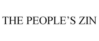 THE PEOPLE'S ZIN