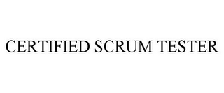 CERTIFIED SCRUM TESTER