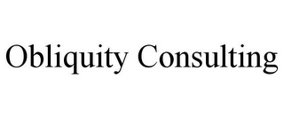 OBLIQUITY CONSULTING