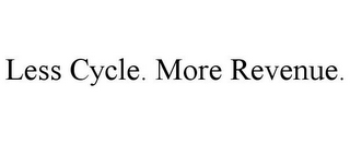 LESS CYCLE. MORE REVENUE.