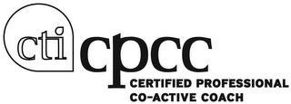 CTI CPCC CERTIFIED PROFESSIONAL CO-ACTIVE COACH