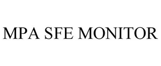 MPA SFE MONITOR