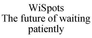 WISPOTS THE FUTURE OF WAITING PATIENTLY