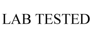 LAB TESTED