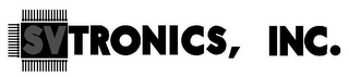 SVTRONICS, INC.