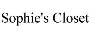 SOPHIE'S CLOSET