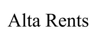 ALTA RENTS