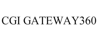CGI GATEWAY360