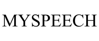 MYSPEECH