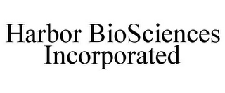 HARBOR BIOSCIENCES INCORPORATED