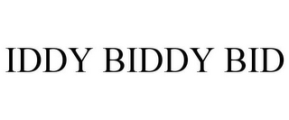 IDDY BIDDY BID