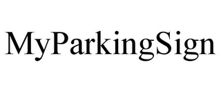 MYPARKINGSIGN