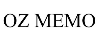 OZ MEMO