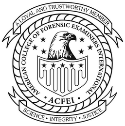 AMERICAN COLLEGE OF FORENSIC EXAMINERS INTERNATIONAL · ACFEI · A LOYAL AND TRUSTWORTHY MEMBER SCIENCE · INTEGRITY · JUSTICE