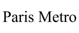 PARIS METRO
