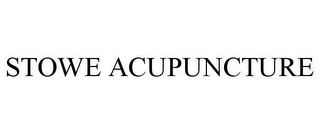 STOWE ACUPUNCTURE
