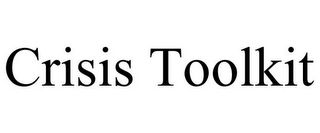 CRISIS TOOLKIT