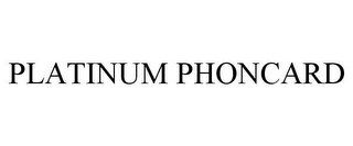 PLATINUM PHONCARD