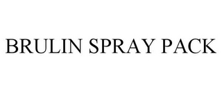 BRULIN SPRAY PACK