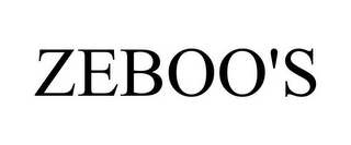 ZEBOO'S